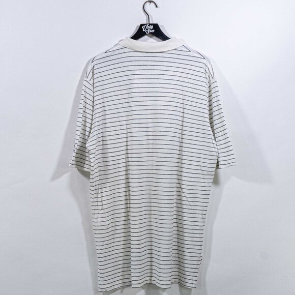 Polo Golf Ralph Lauren Striped Polo Shirt XL Cordevalle Linen Cotton Preppy - Picture 2 of 6